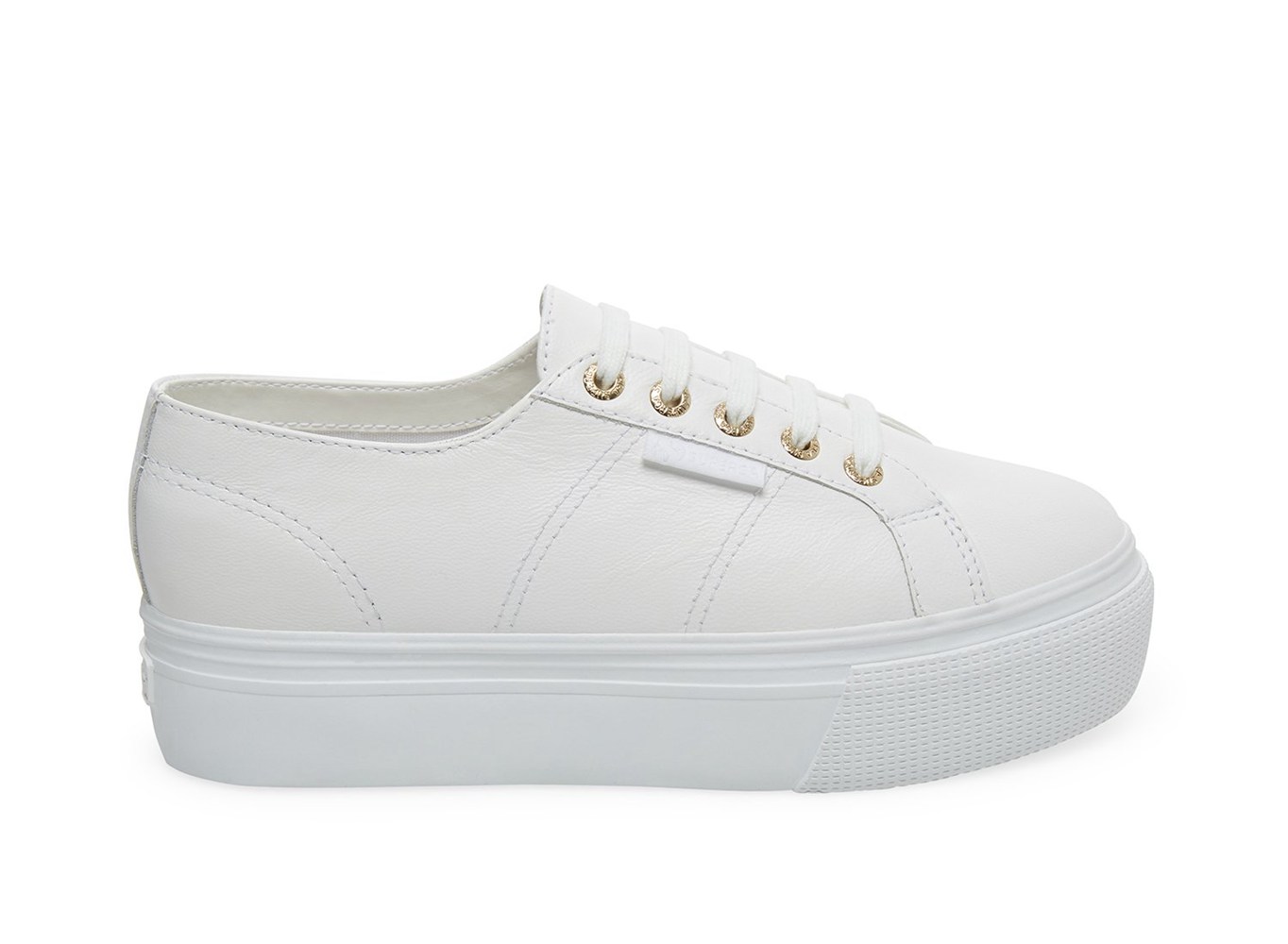 Espadrille Feminino Branco - Superga 2790 Nappaleaw Couro - FXJBD-3905